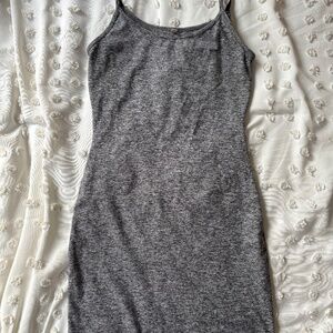 P'tula Heather Gray Slim Slip Dress